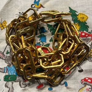 1988 Vintage Karl Lagerfeld gold toned bracelet